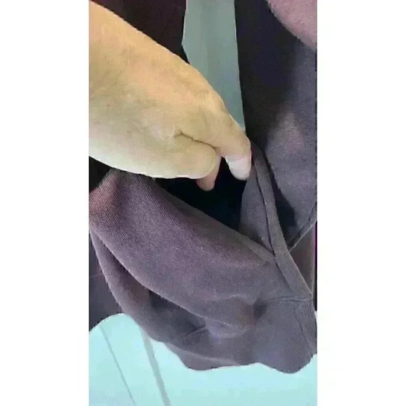 LL BEAN Mens LG-TALL 1/4 Zip Maroon Pullover Sweater - Picture 7 of 9